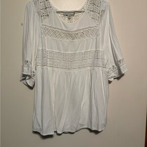 Chic White Lace Blouse for Women